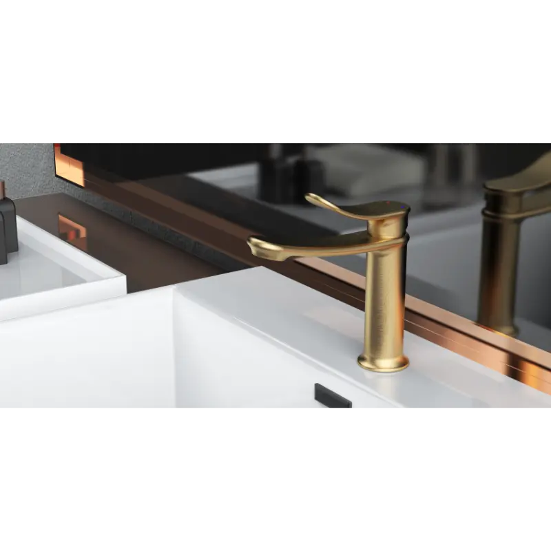 বেসিন গরম এবং ঠান্ডা ট্যাপ কল ধোয়া