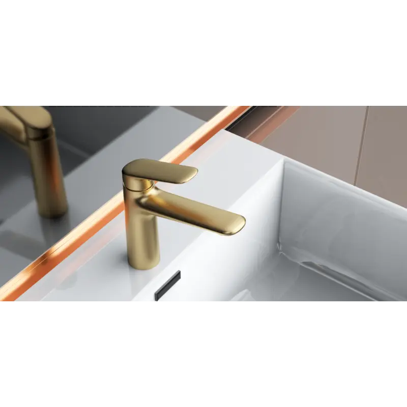 জলপ্রপাত বেসিন ট্যাপ বাথরুম সিঙ্ক জন্য একক গর্ত